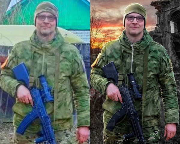 Реставрация фотографии до и после