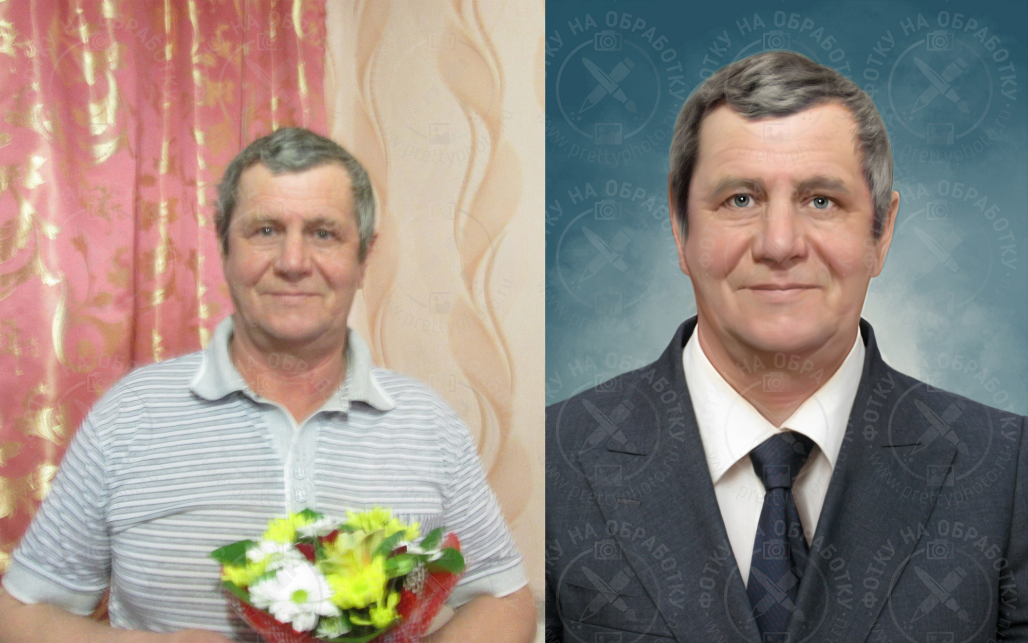 Реставрация Фотографий Для Фотокерамики