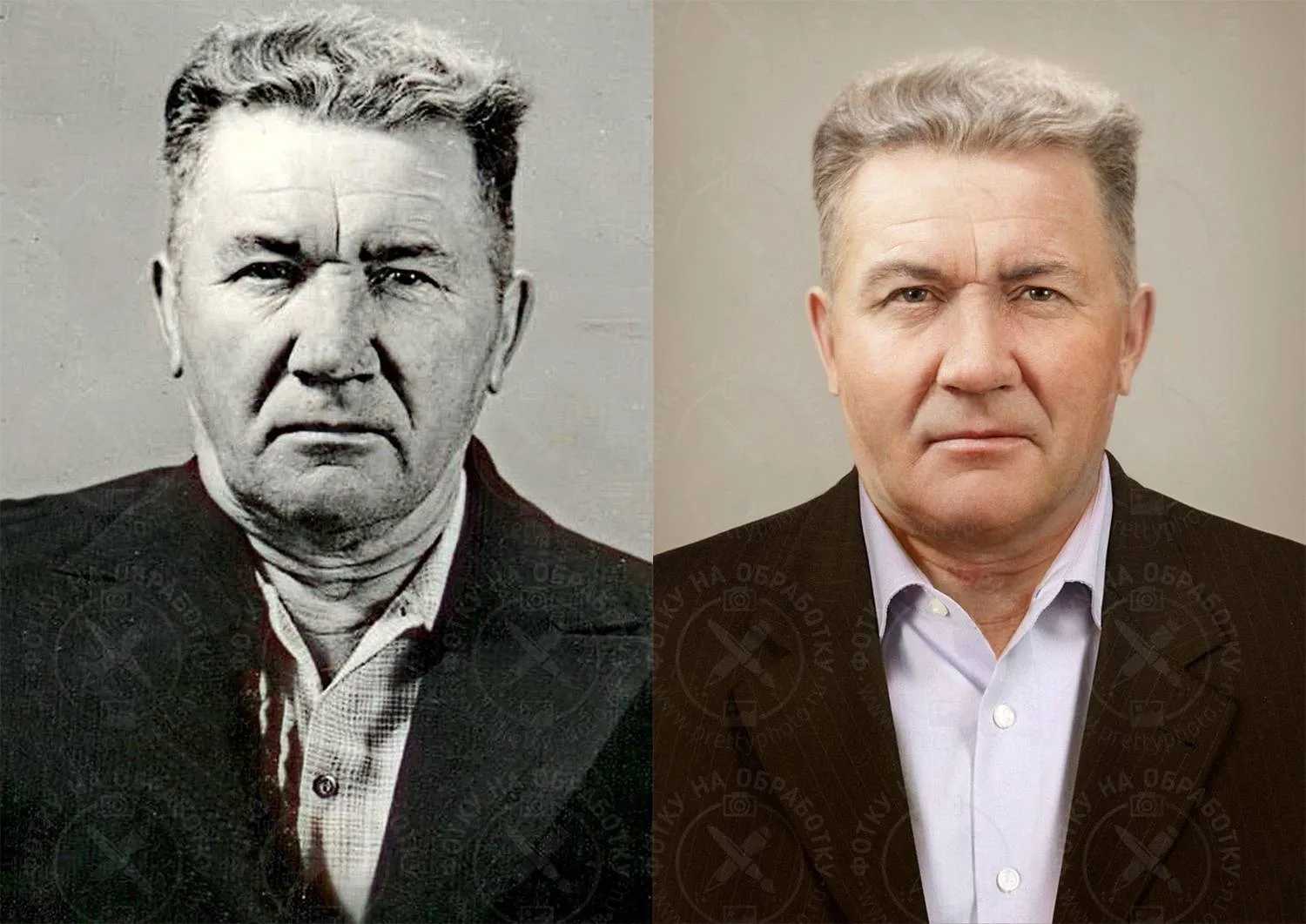 Детальная ретушь портрета с полной отрисовкой фотохудожником Пример детелизированной ретуши портрета фотохудожником
