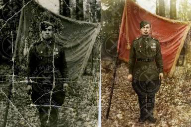 Образец реставрации советского военного фото